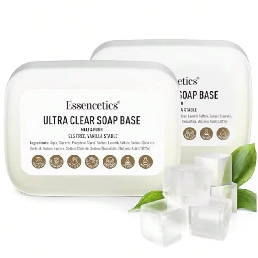 Melt And Pour 5 Lb SLS Free Organic Melt And Pour For S Making - Made From Natural Glycerin - Glicerina Para Hacer Jabones Artesanales Organica